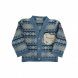 Foto 1: Casaco de bebe em jacquard, Ref. 599-406